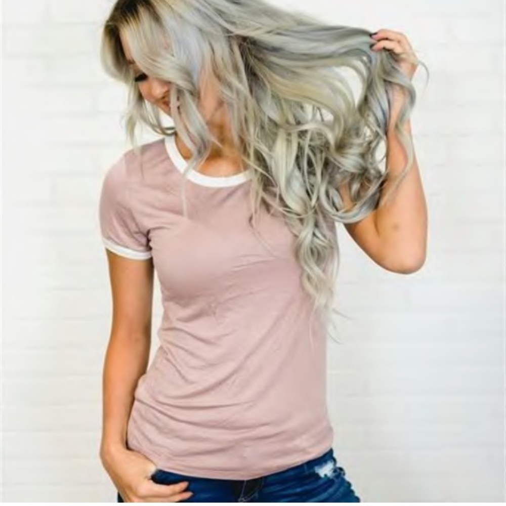 Super soft ringer tee